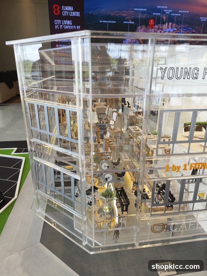 Architectural Model of a Mixed-Use Building