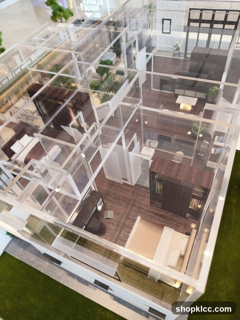 Architectural Model of a Modern Home