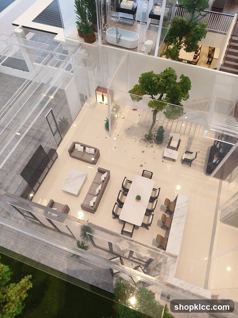 Architectural Model of a Modern House
