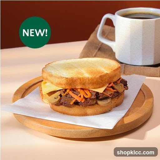 New Sandwich and Coffee