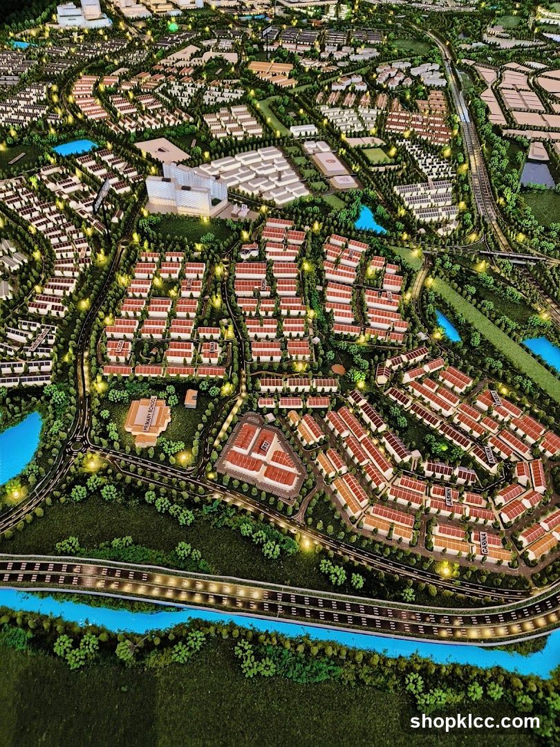 Architectural Model of a Cityscape