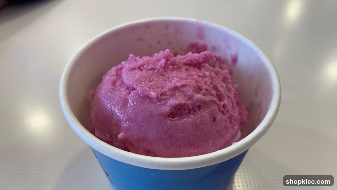 Scoop of Pink Ice Cream