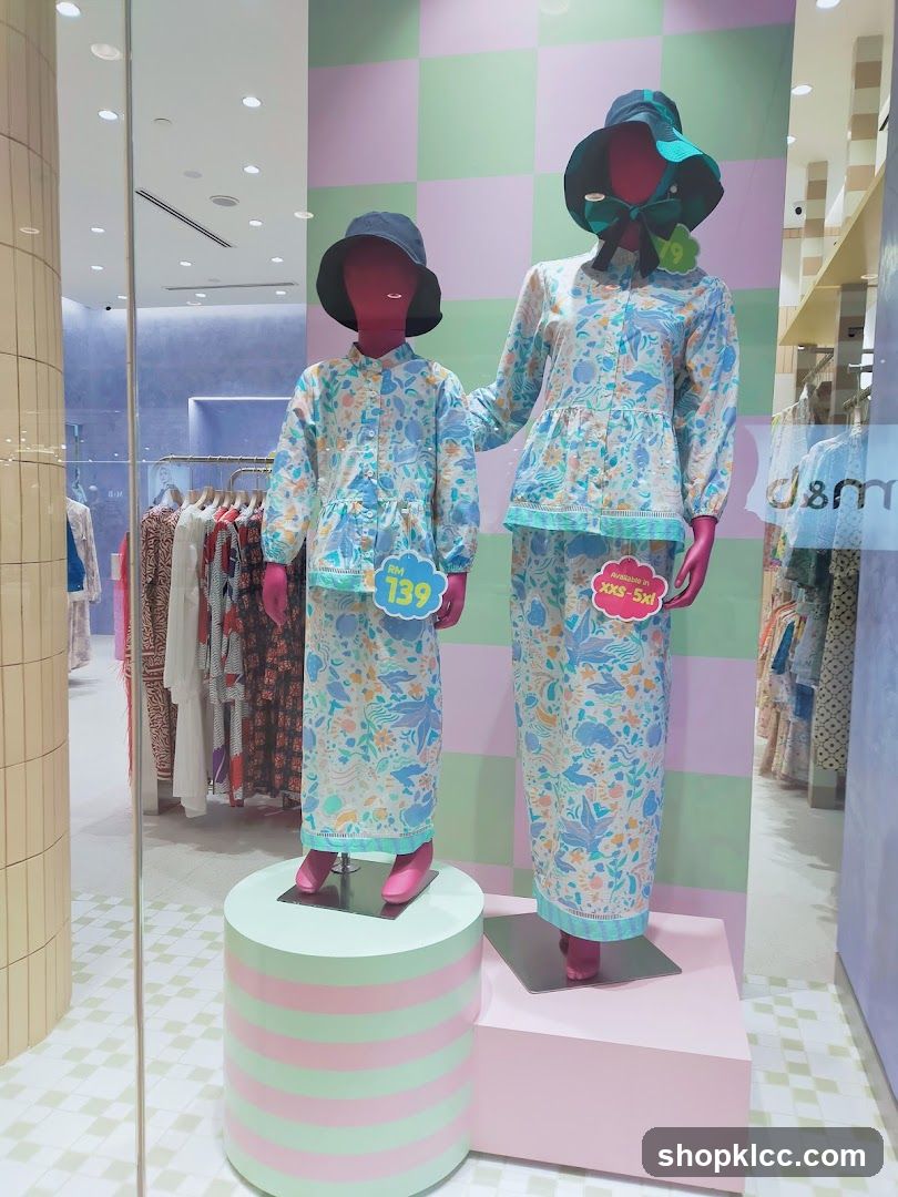 Mannequins in a store window