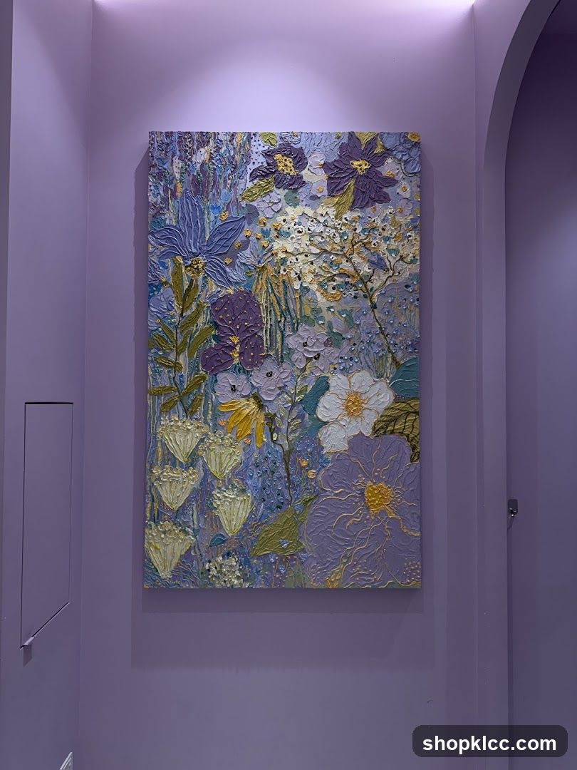 Textured Floral Painting