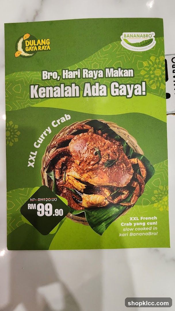 XXL Curry Crab Promotion