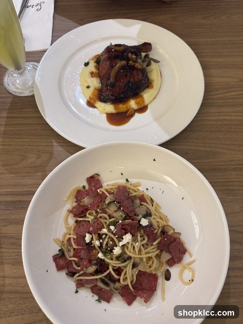 Two Plates of Food