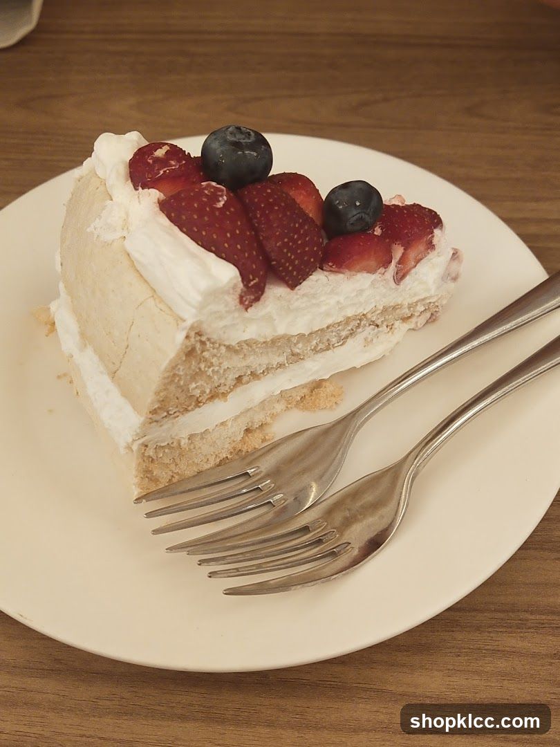 Slice of Berry Cake