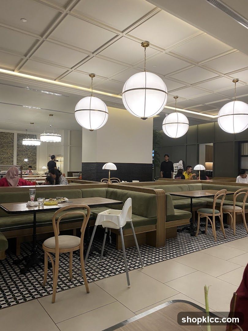 Restaurant Interior with Booth Seating
