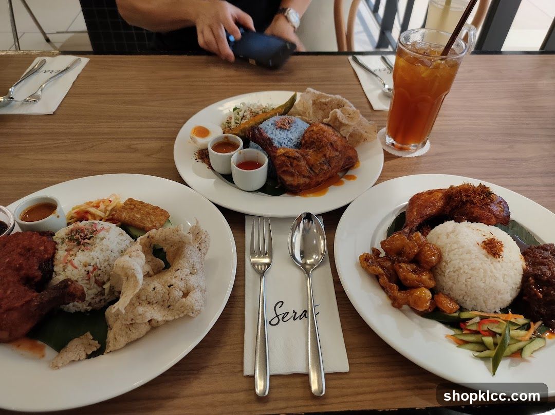 Nasi Kerabu and other dishes