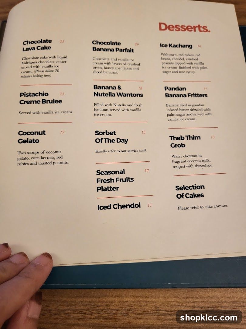Desserts