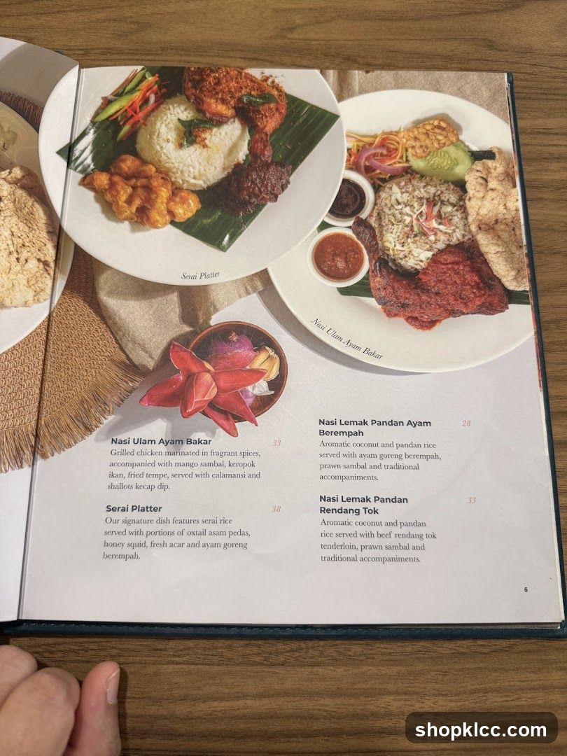 Menu Page