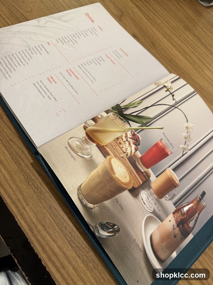 Drink Menu