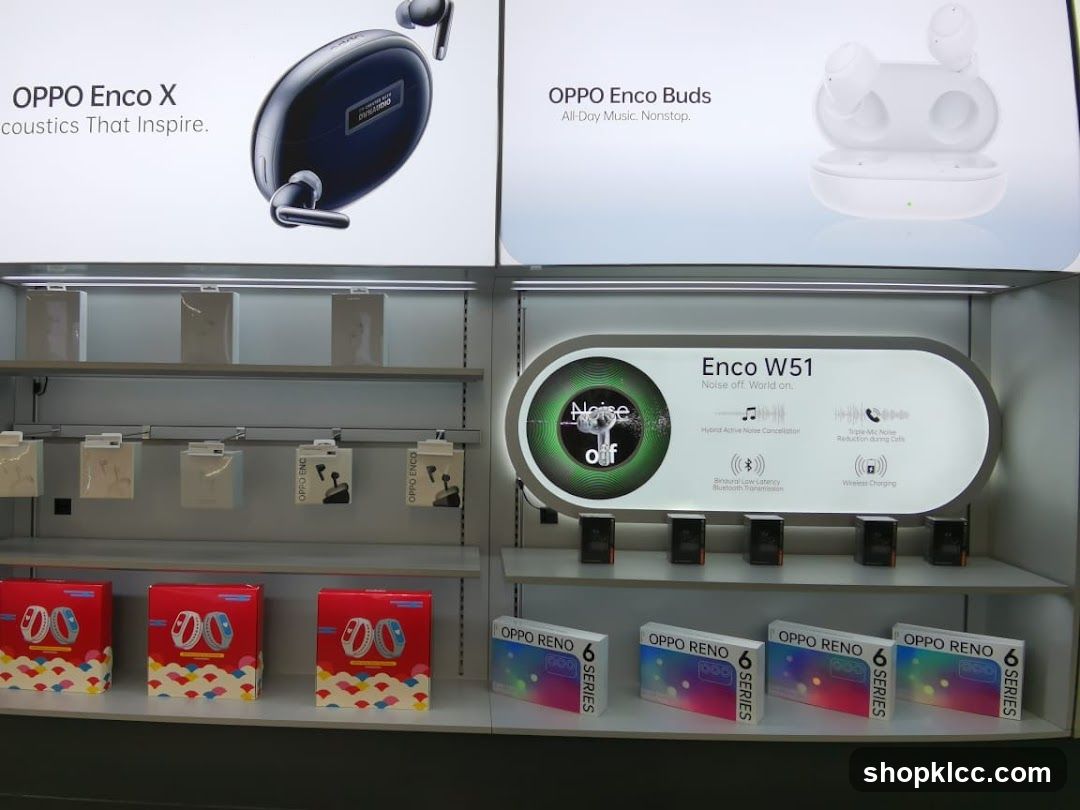 OPPO Audio Products Display