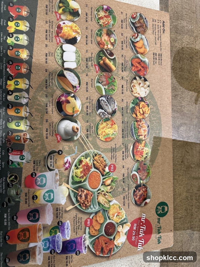 mr. Tuk Tuk Thai Special Platter