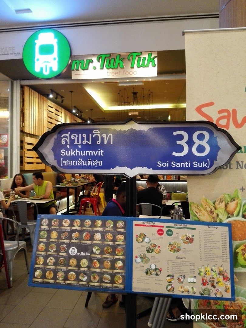 Mr. Tuk Tuk Menu