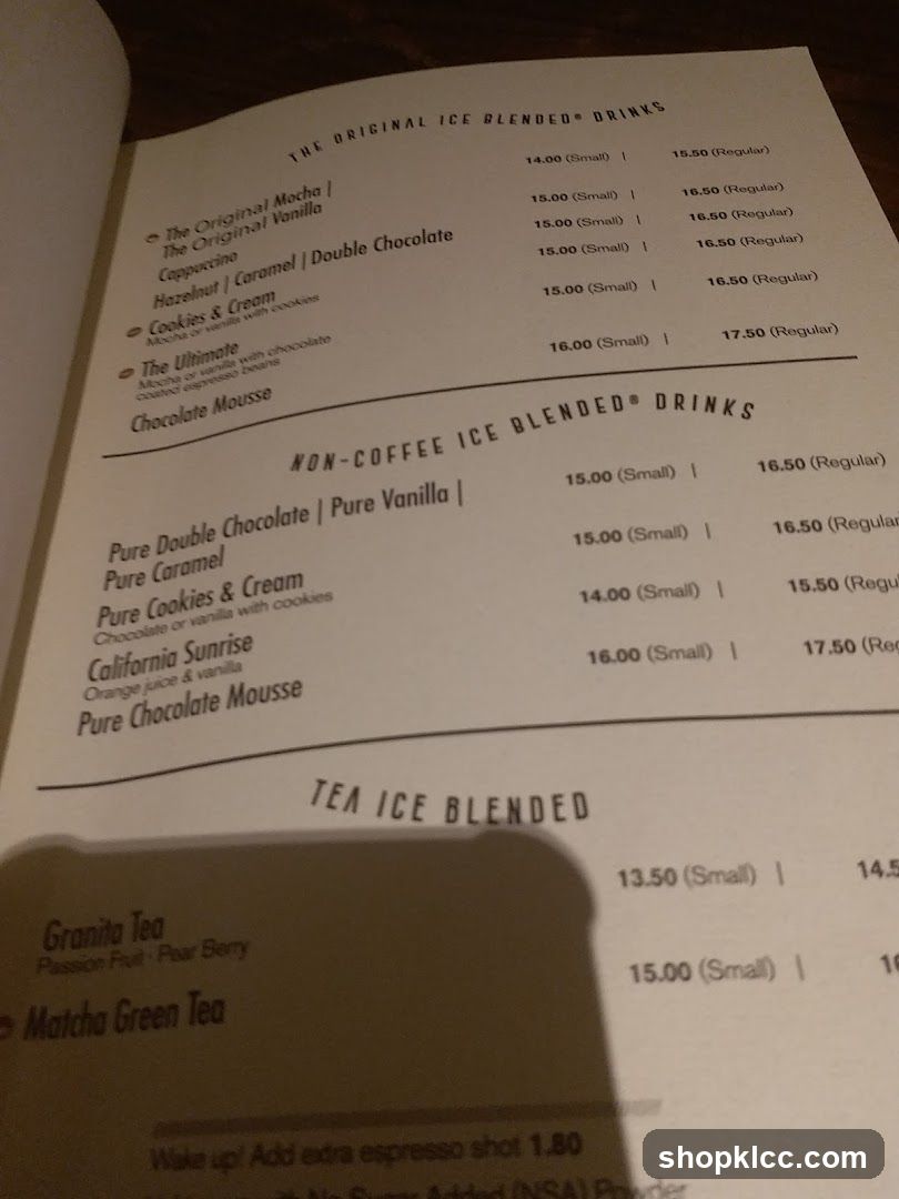 The Original Ice Blended Drinks