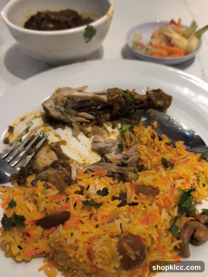 Chicken Biryani with Side Dishes
