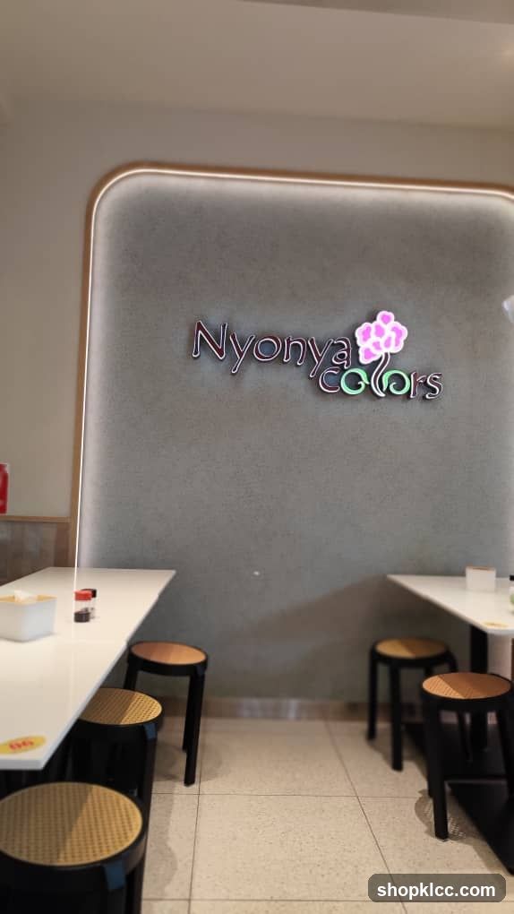Restaurant Interior with Signage