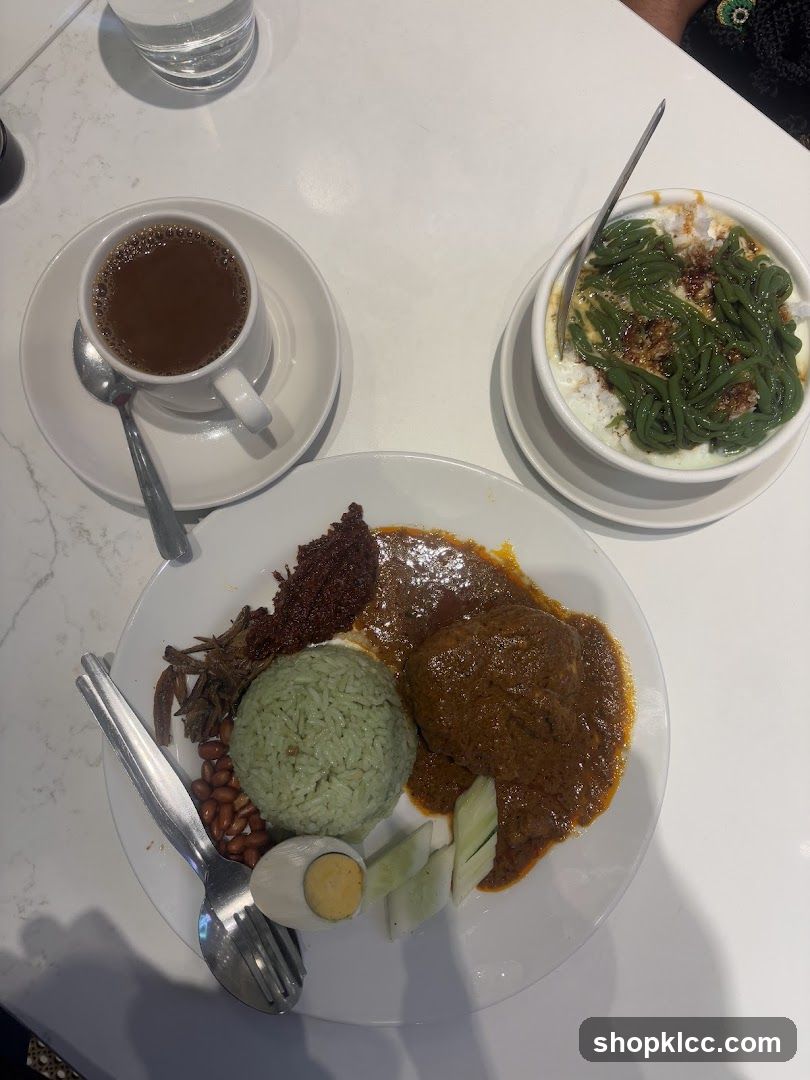 Nasi Lemak and Cendol