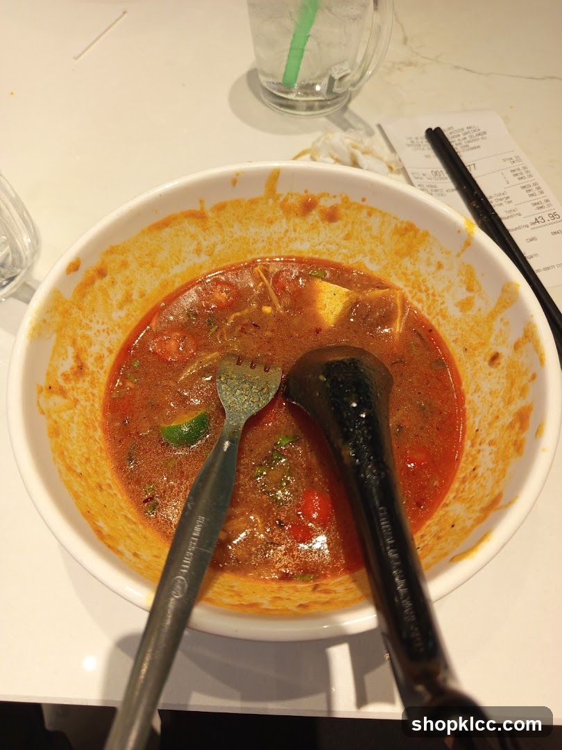 Leftover Soup and Receipt
