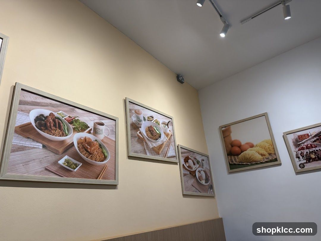 Restaurant Interior with Food Photos