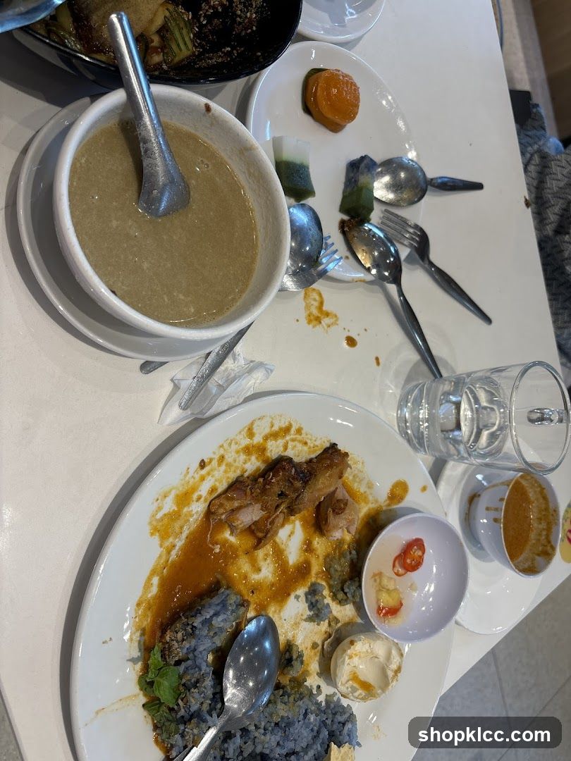 Leftover Food on Plates