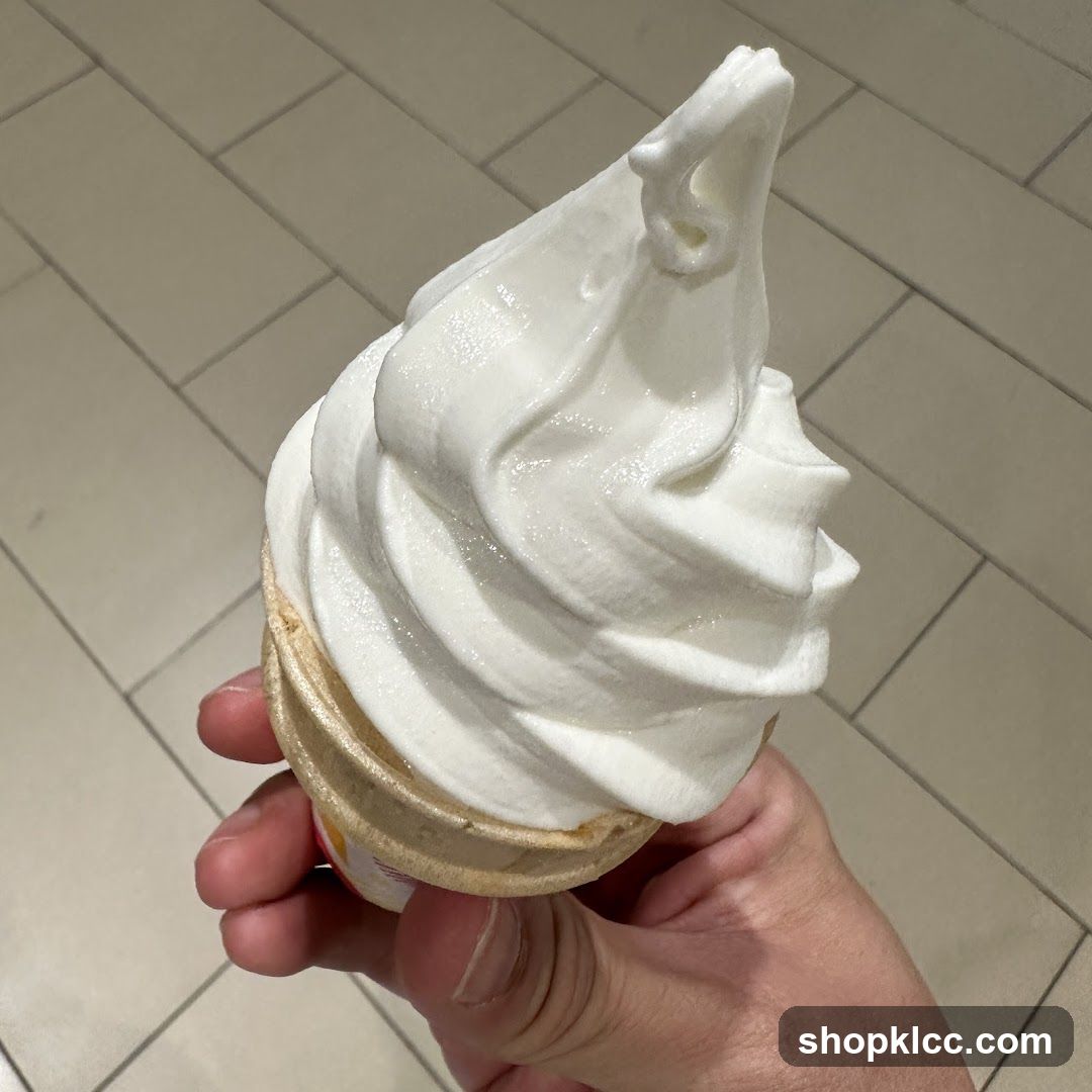 Soft Serve Ice Cream Cone