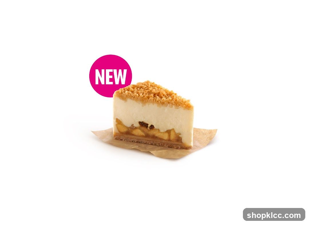 New Apple Crumble Cheesecake