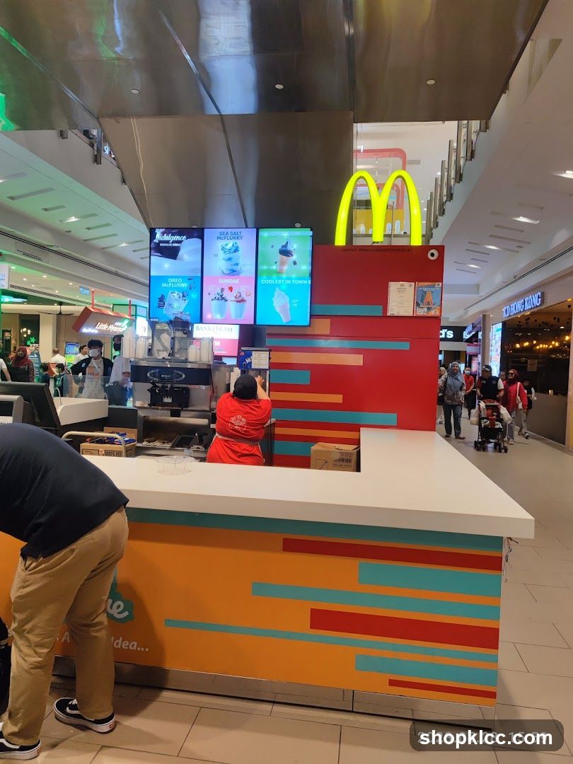 McDonald's Ice Cream Counter