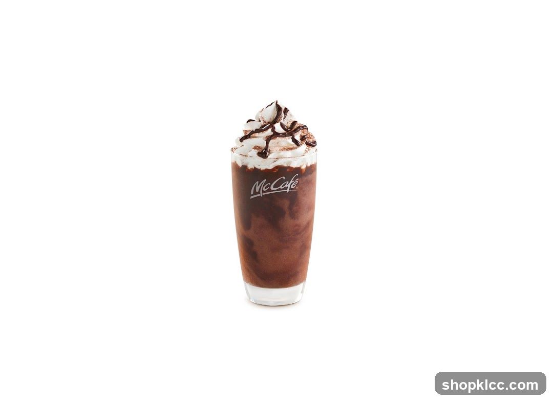 McCafé Chocolate Frappé