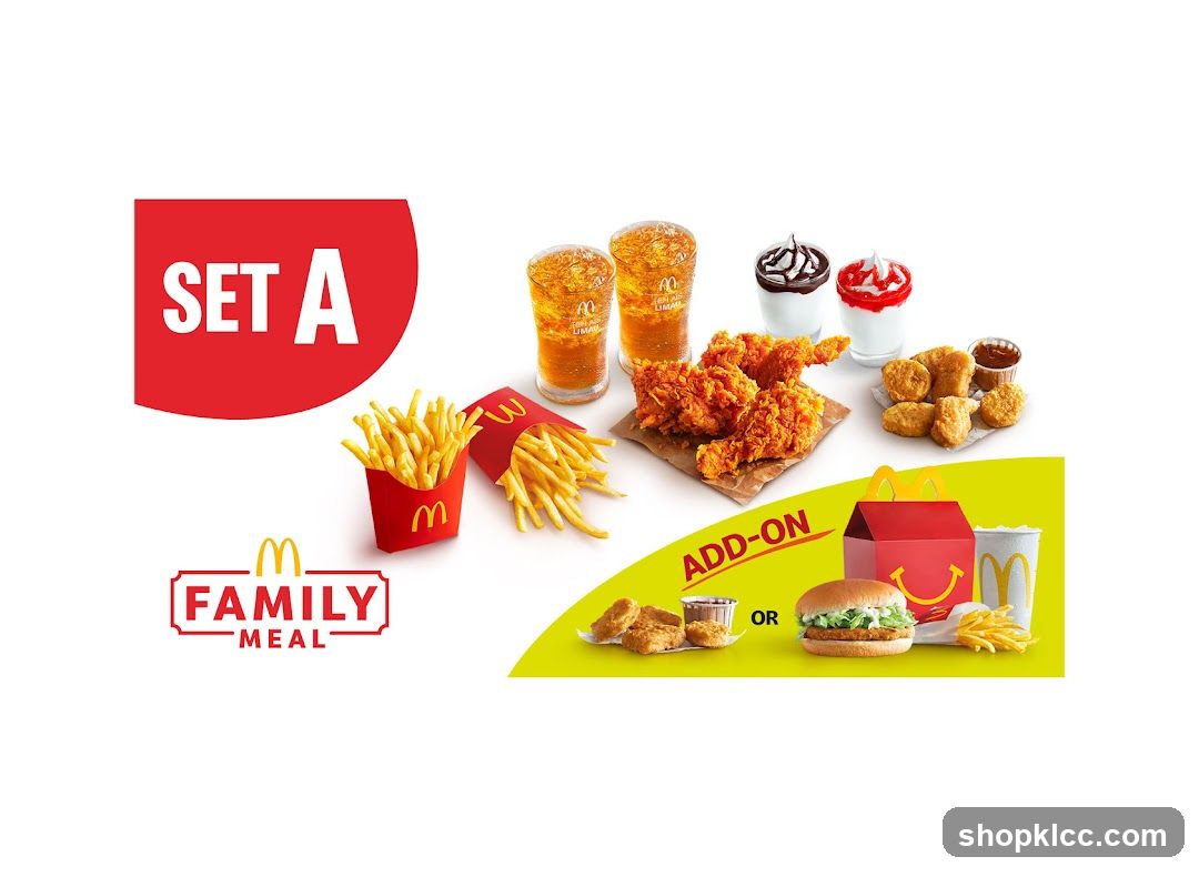 McDonald's Family Meal Set A