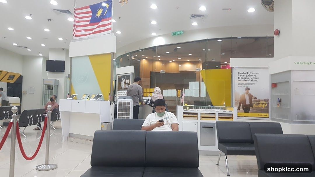 Bank Interior with Waiting Area