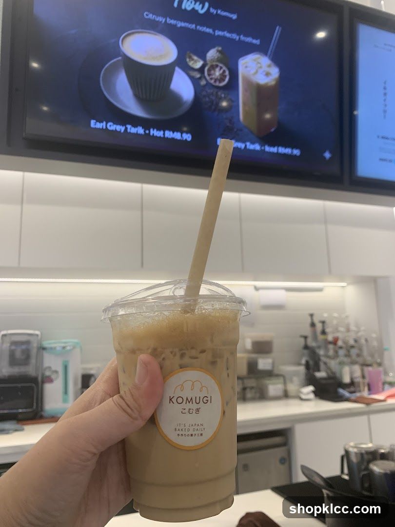 Iced Coffee with Komugi Logo