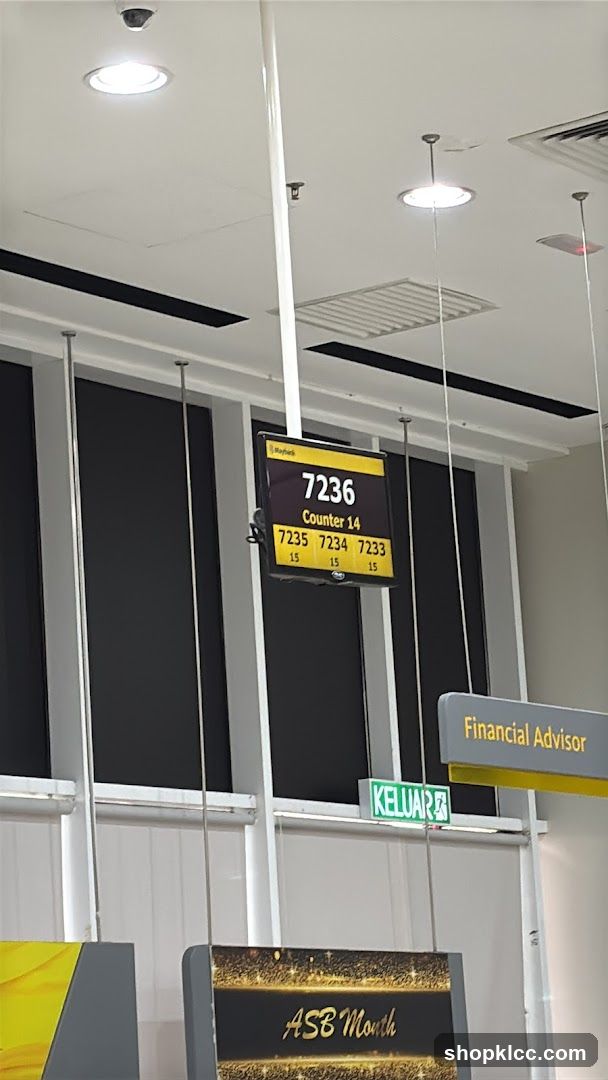 Maybank Queue Display