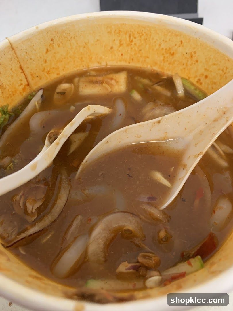 Laksa Soup with Noodles and Tofu