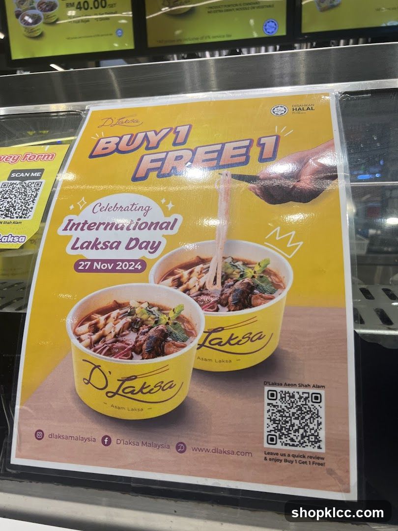 D'Laksa International Laksa Day Promotion