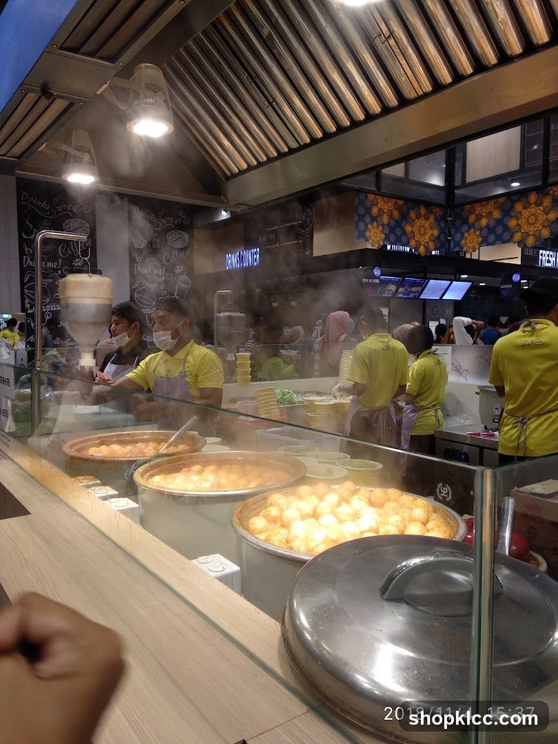 Food Stall with Staff