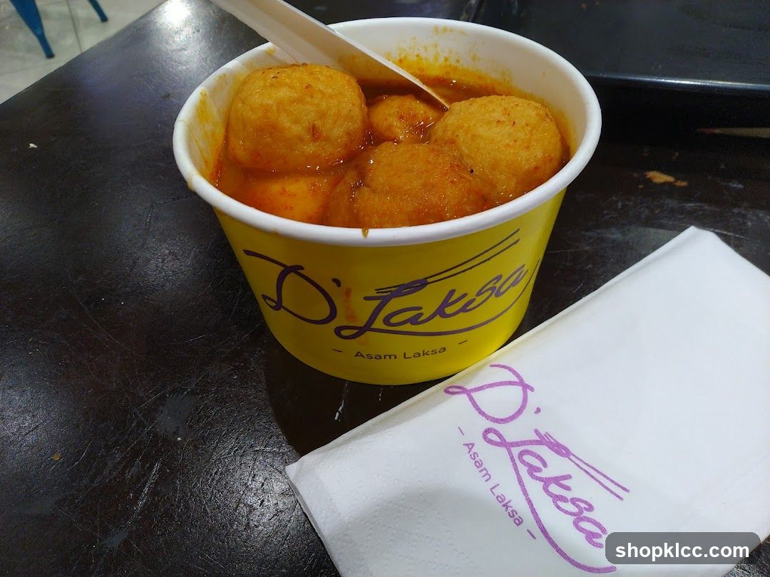 Asam Laksa in a Cup