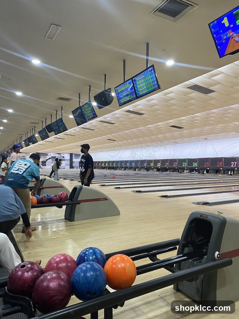 Bowling Alley with Scoreboards