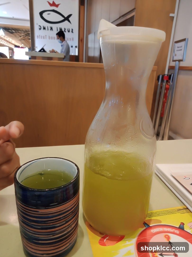 Green Tea and Pitcher