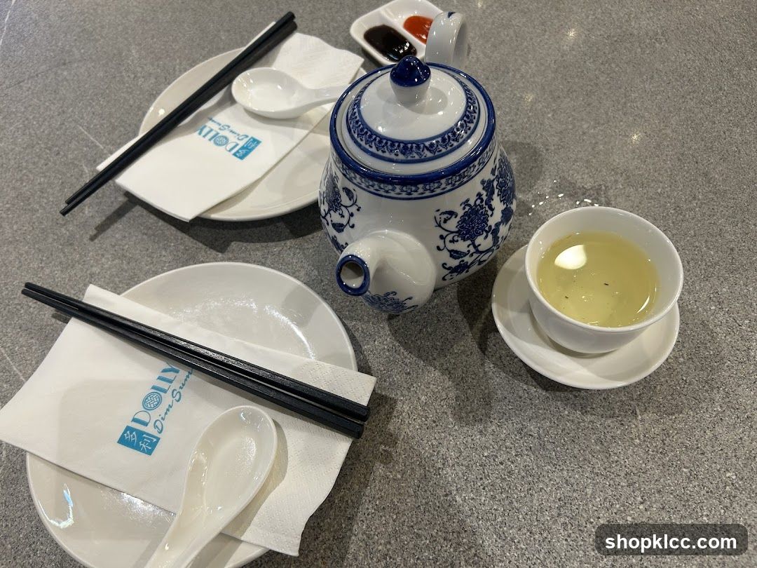 Table Setting with Tea Set