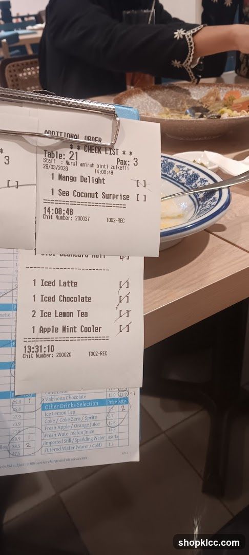 Restaurant Order Slips