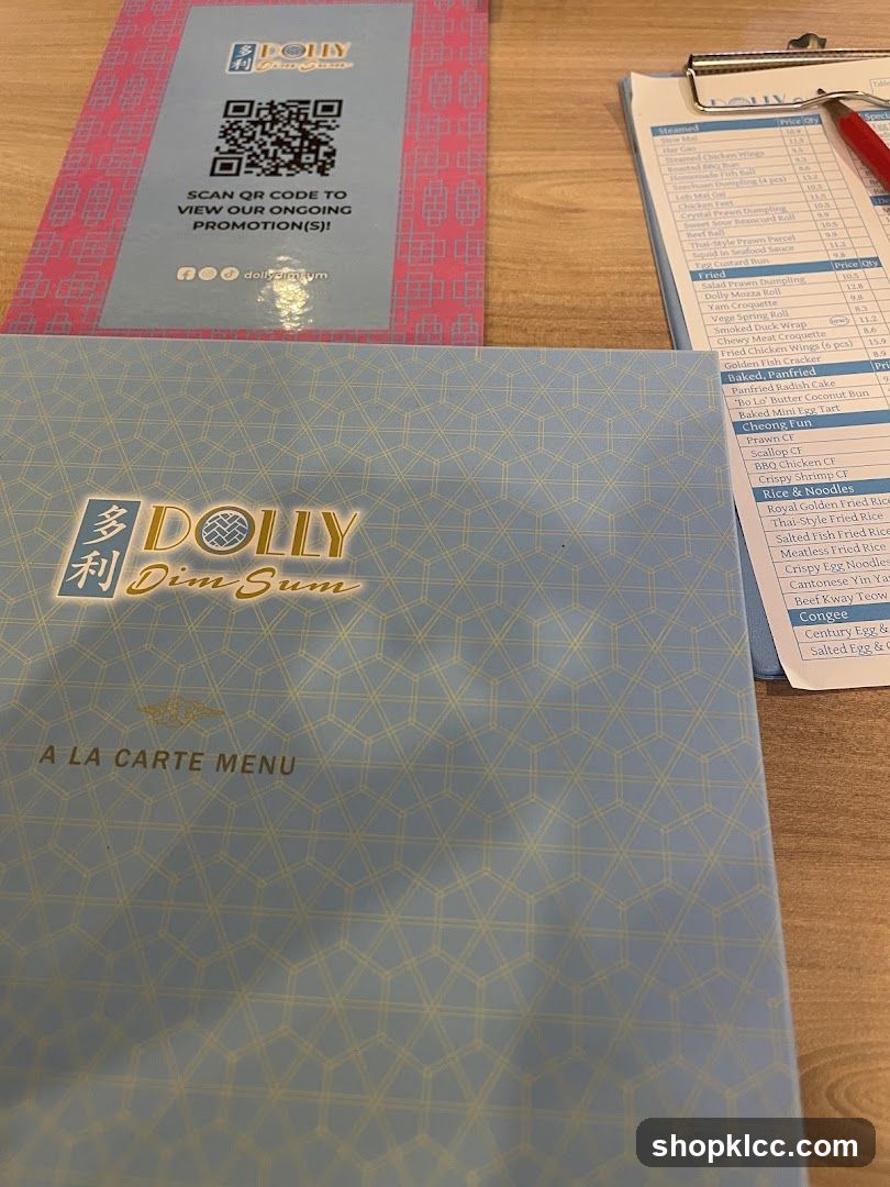 DOLLY Dim Sum A LA CARTE MENU