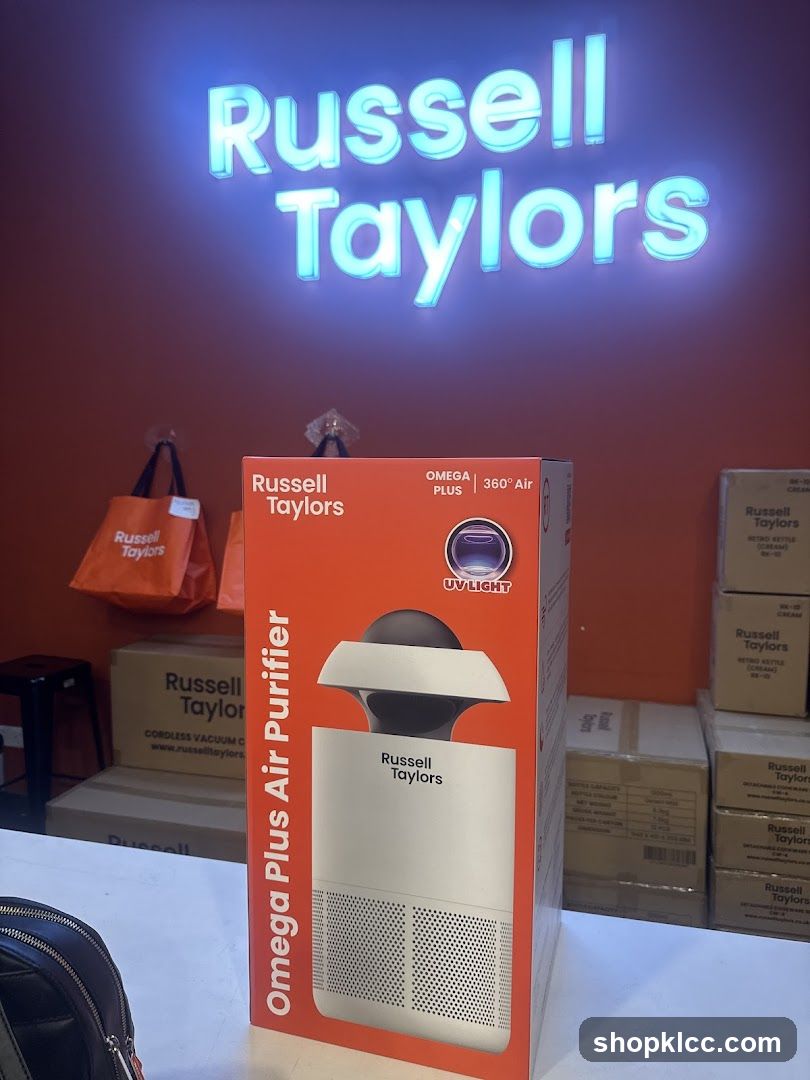 Russell Taylors Air Purifier Display