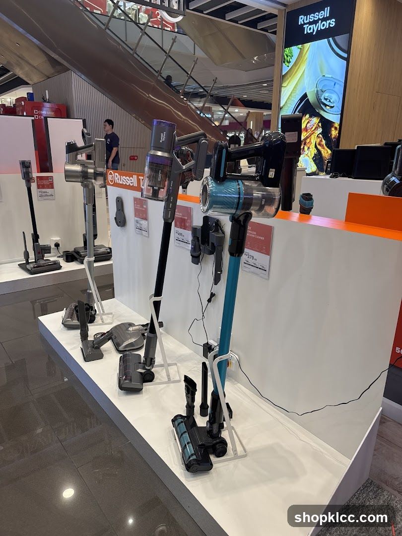 Vacuum Cleaners Display