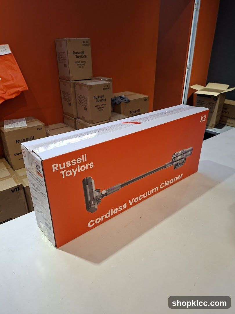 Russell Taylors Cordless Vacuum Cleaner Box