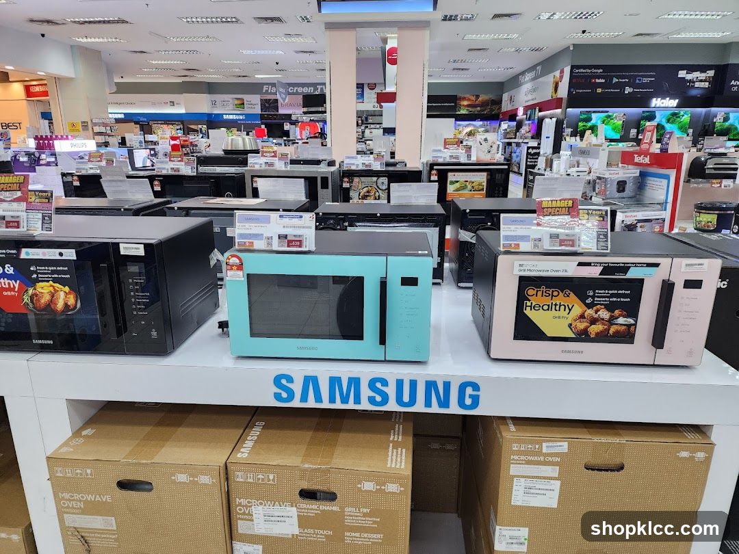 Samsung Microwaves Display