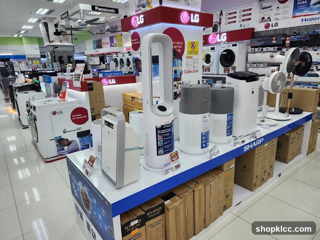 Home Appliance Store Display