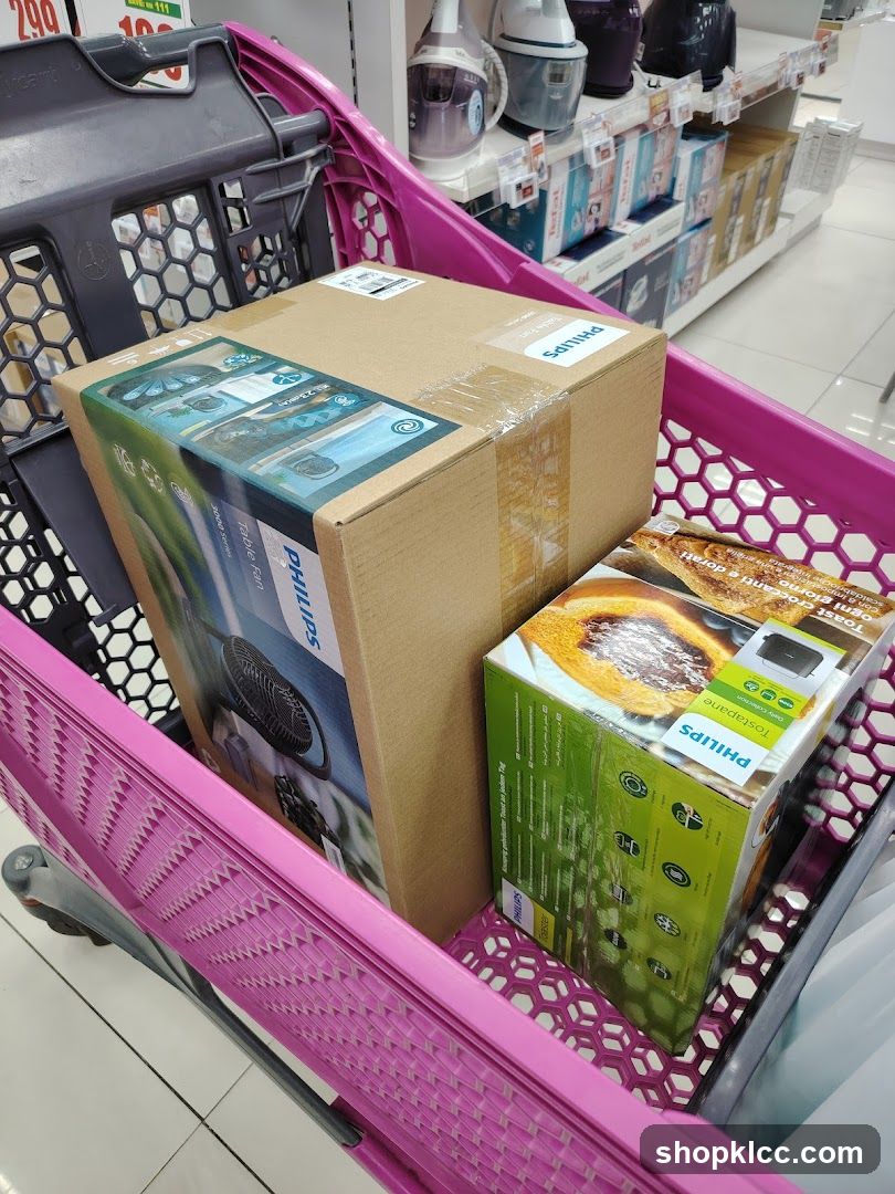 Shopping Cart with Philips Products