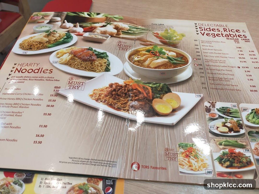 Hearty Noodles & Delectable Sides, Rice & Vegetables